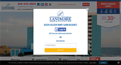 Desktop Screenshot of landmarkresort.com