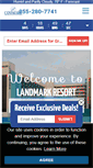 Mobile Screenshot of landmarkresort.com
